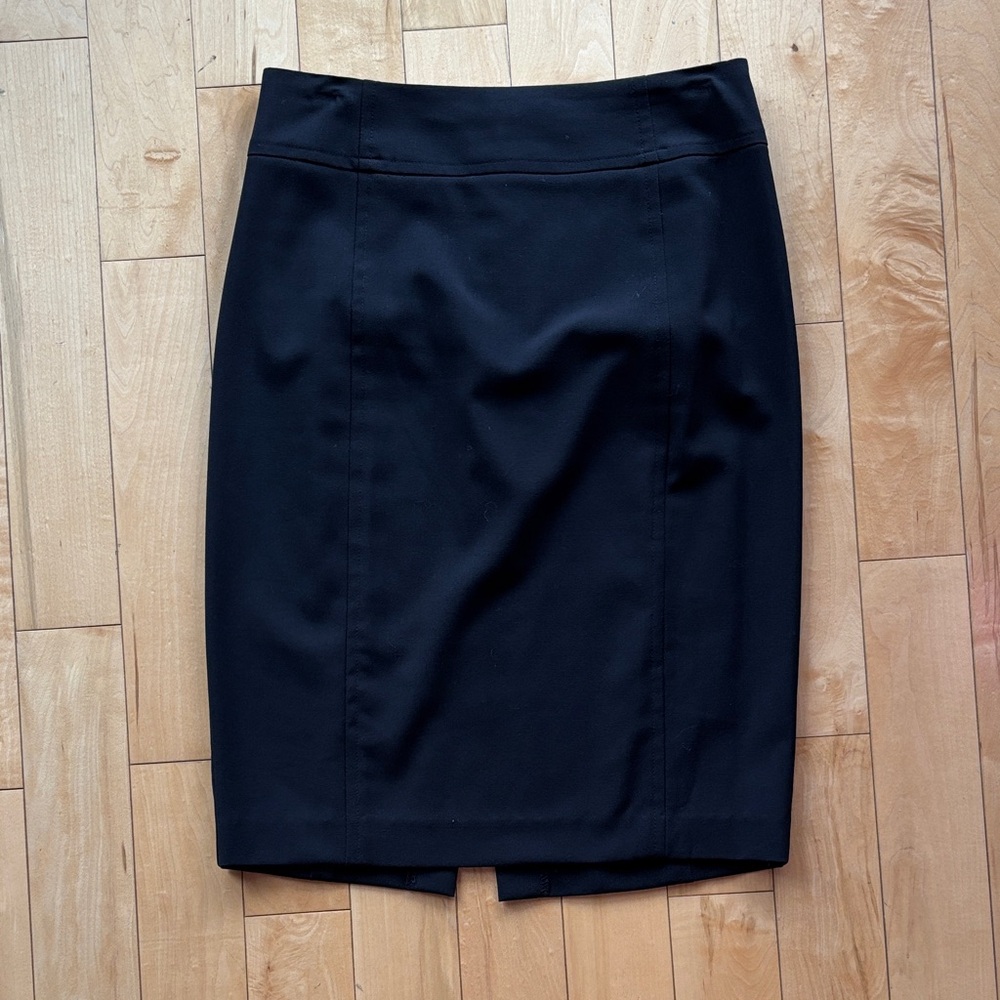 People Like Frank Classic Black Pencil Skirt